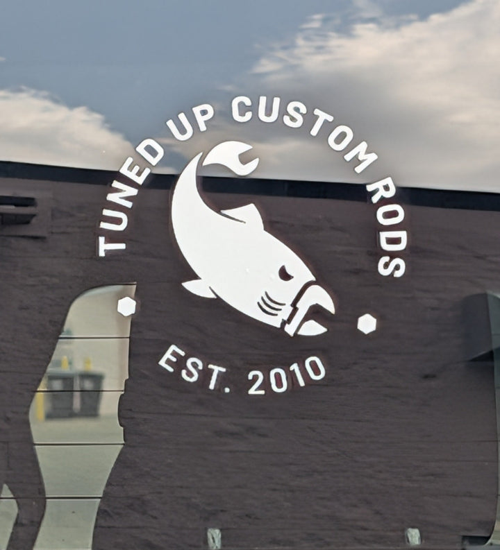 6" Vinyl Transfer Decal White
